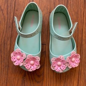 Mini Melissa Teal Sandals